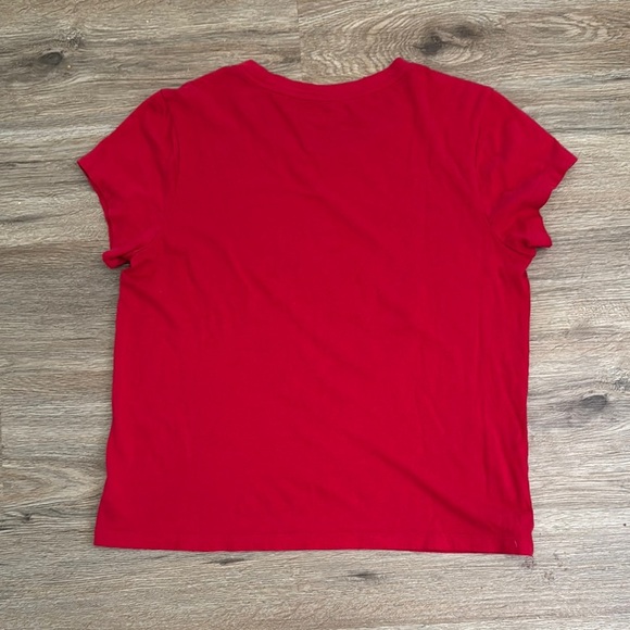Victoria's Secret Red Graphic Crop Tee - Picture 5 of 5